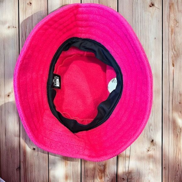 Vintage Tweety Bird Warner Brothers Pink Bucket Hat Fisherman Adult 1997 Fleece - Picture 4 of 10